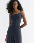 Skinny Strap Top - Midnight Blue