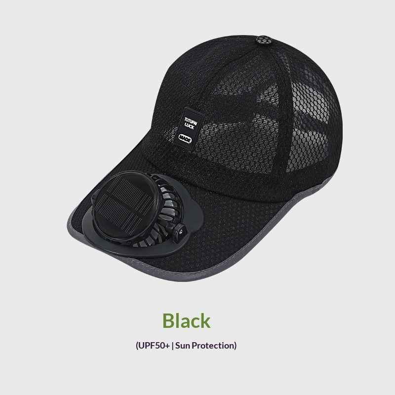 Solar Charging Fan Hat – Cooling Baseball Cap