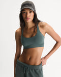 Seamless Racer Back Bra - Sea Green
