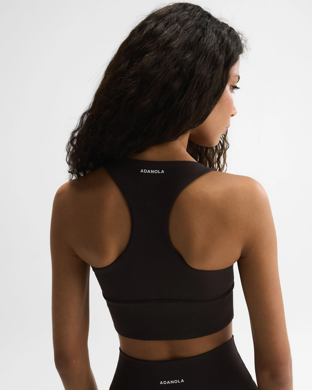 Ultimate Ruched Front Bra - Coffee Bean