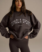 AS Oversized Sweatshirt - Washed Coffee Bean