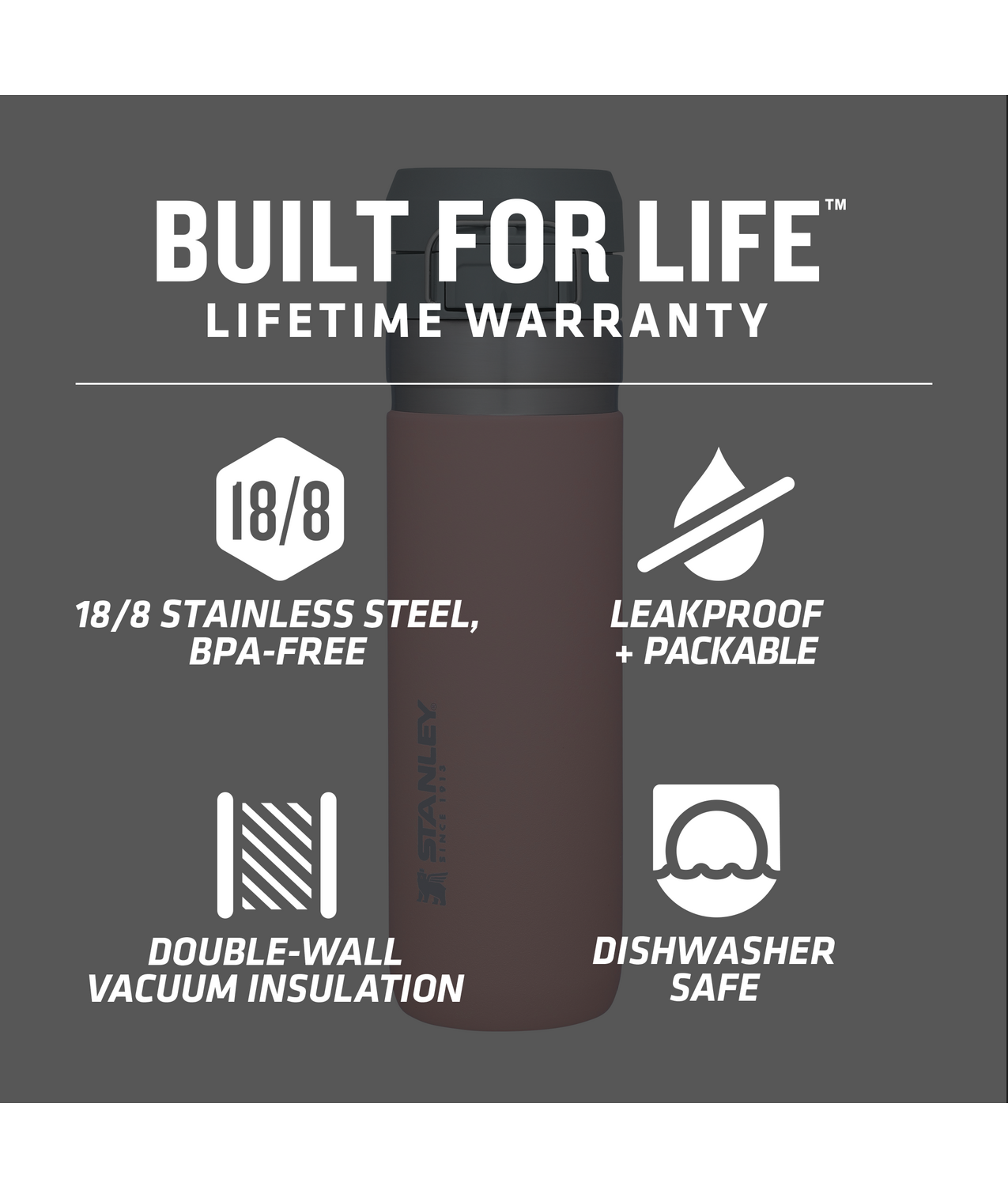 The Quick Flip Go Bottle| 24 OZ