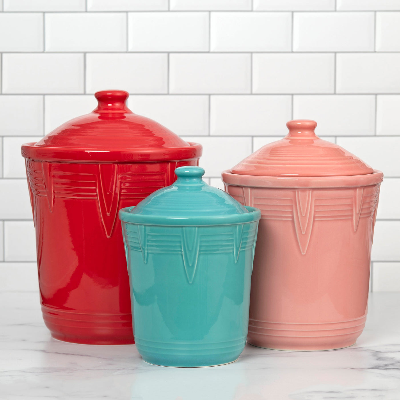 Retired 2 Quart Medium Chevron Canister