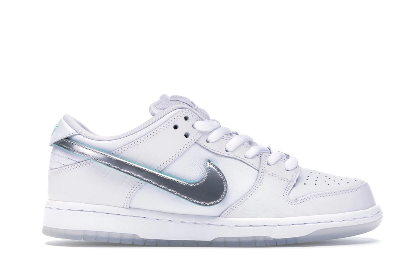 SB Dunk Low Diamond Supply Co White Diamond