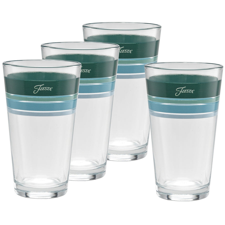 Mixed Aegean 16 oz. Edgeline Cooler Glass - Set of 4