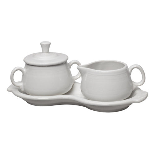 Retired 4-Piece Sugar Bowl and Creamer Set with Tray