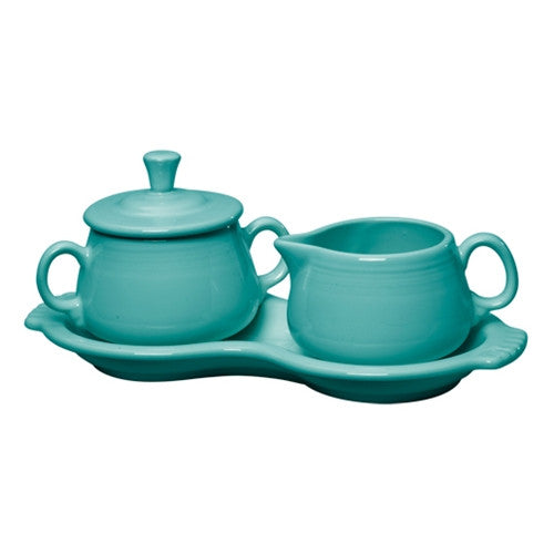 Retired 4-Piece Sugar Bowl and Creamer Set with Tray