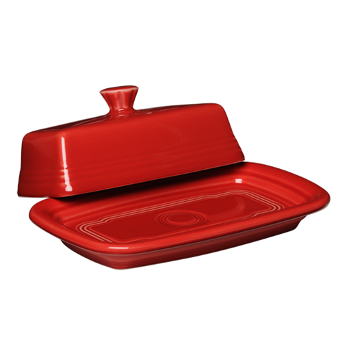 Extra Large Covered Butter Dish 8 1/8 Inch x 5 1/8 Inch