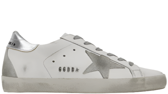 Golden Goose Super Star White Silver (WOMEN)