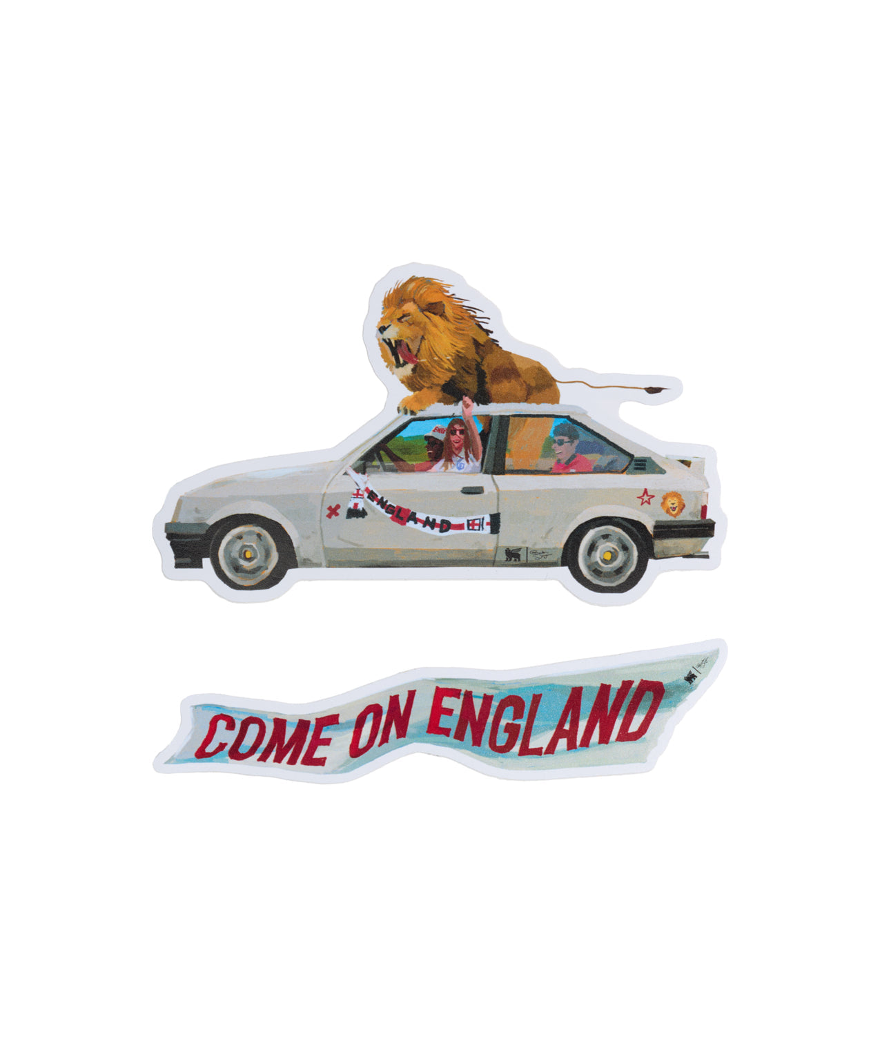 England Fútbol Artist Sticker Pack