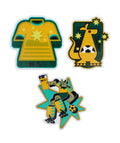 Australia Fútbol Artist Sticker Pack