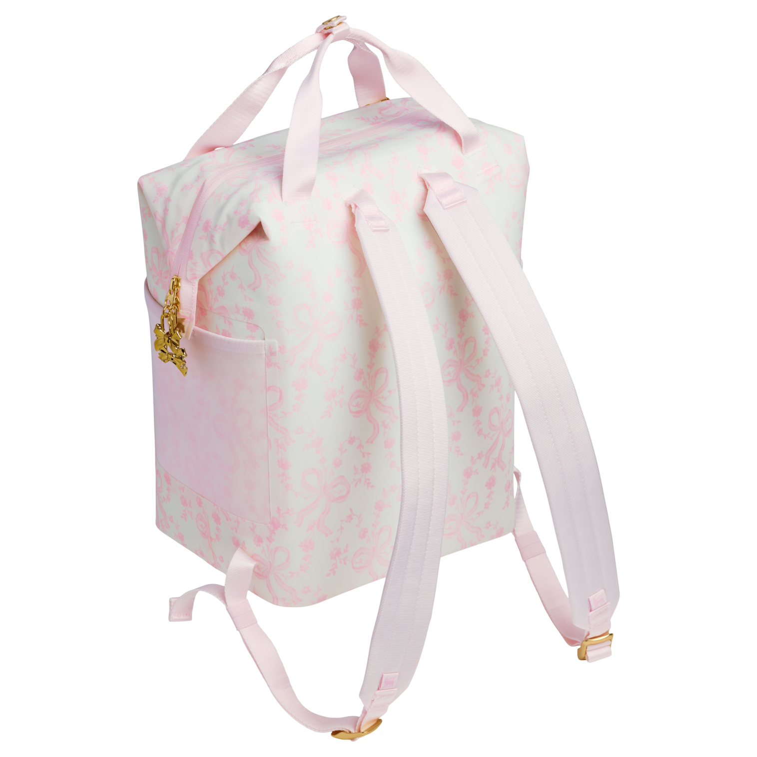 LoveShackFancy Holiday All Day Madeleine Mini Cooler Backpack| 20 Can| 14 QT| 13.2 L