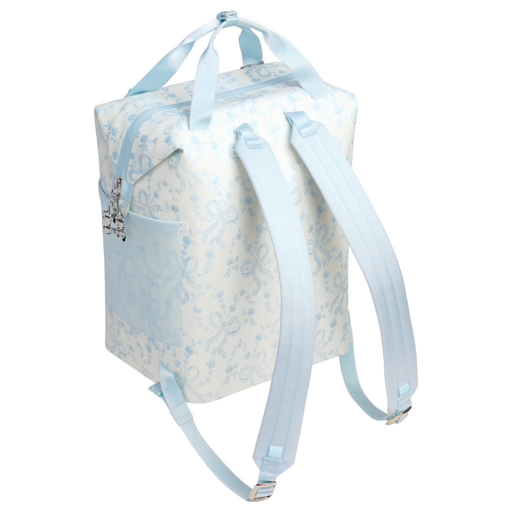 LoveShackFancy Holiday All Day Madeleine Mini Cooler Backpack| 20 Can| 14 QT| 13.2 L