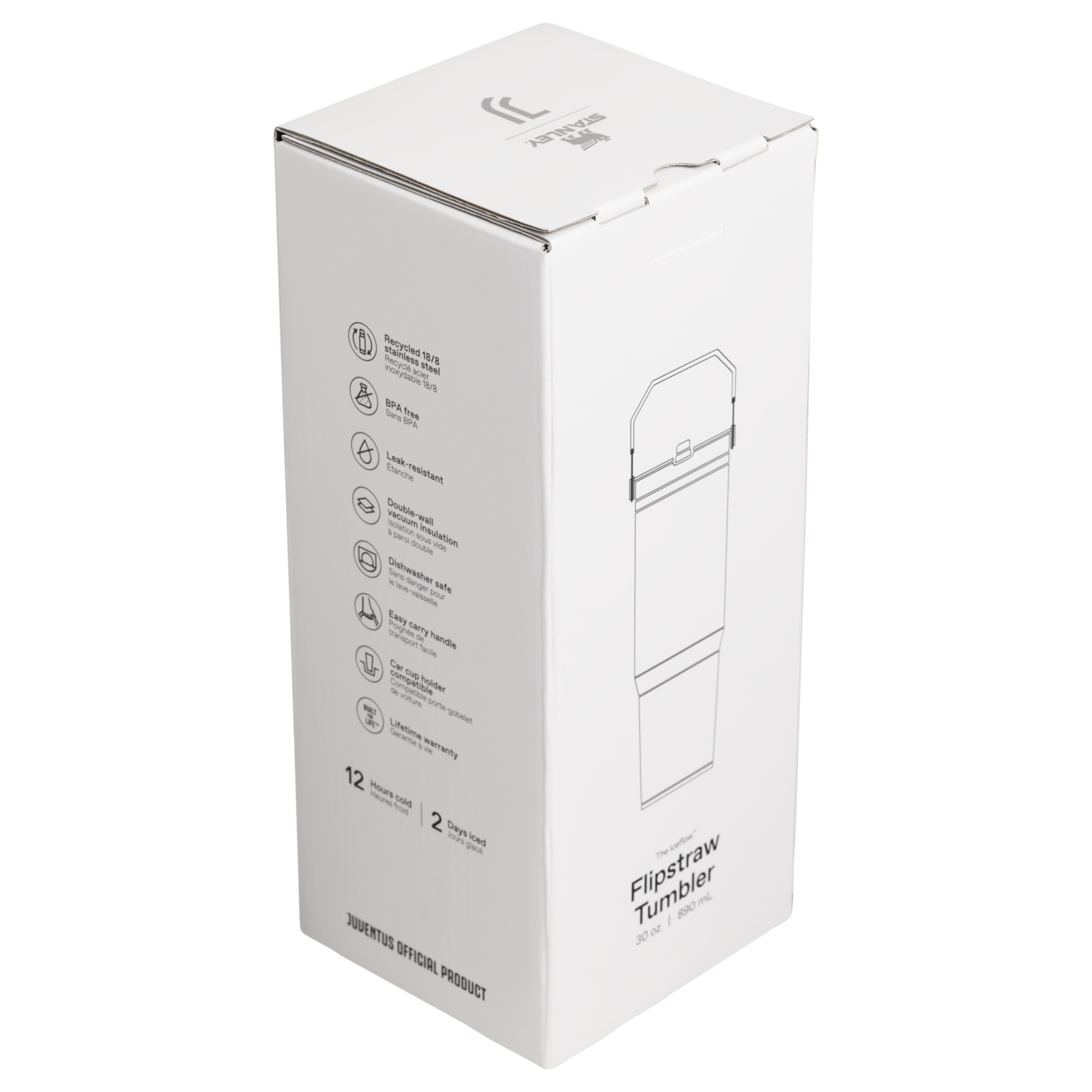 Juventus The IceFlow™ Flip Straw 2.0 Tumbler| 30 OZ