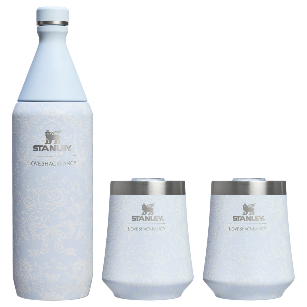 LoveShackFancy Holiday Reserve All Day Wine Set| 34 OZ| 11 OZ