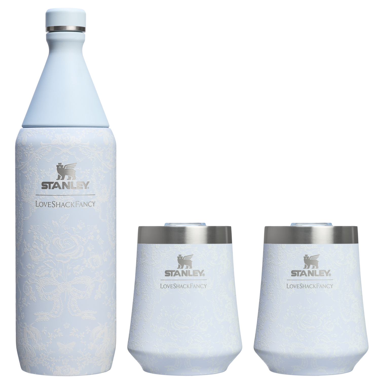 LoveShackFancy Holiday Reserve All Day Wine Set| 34 OZ| 11 OZ