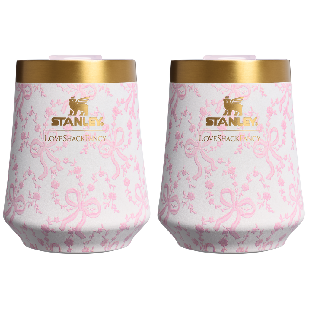 LoveShackFancy Holiday The Reserve Wine Tumbler Set| 11 OZ (2-pack)