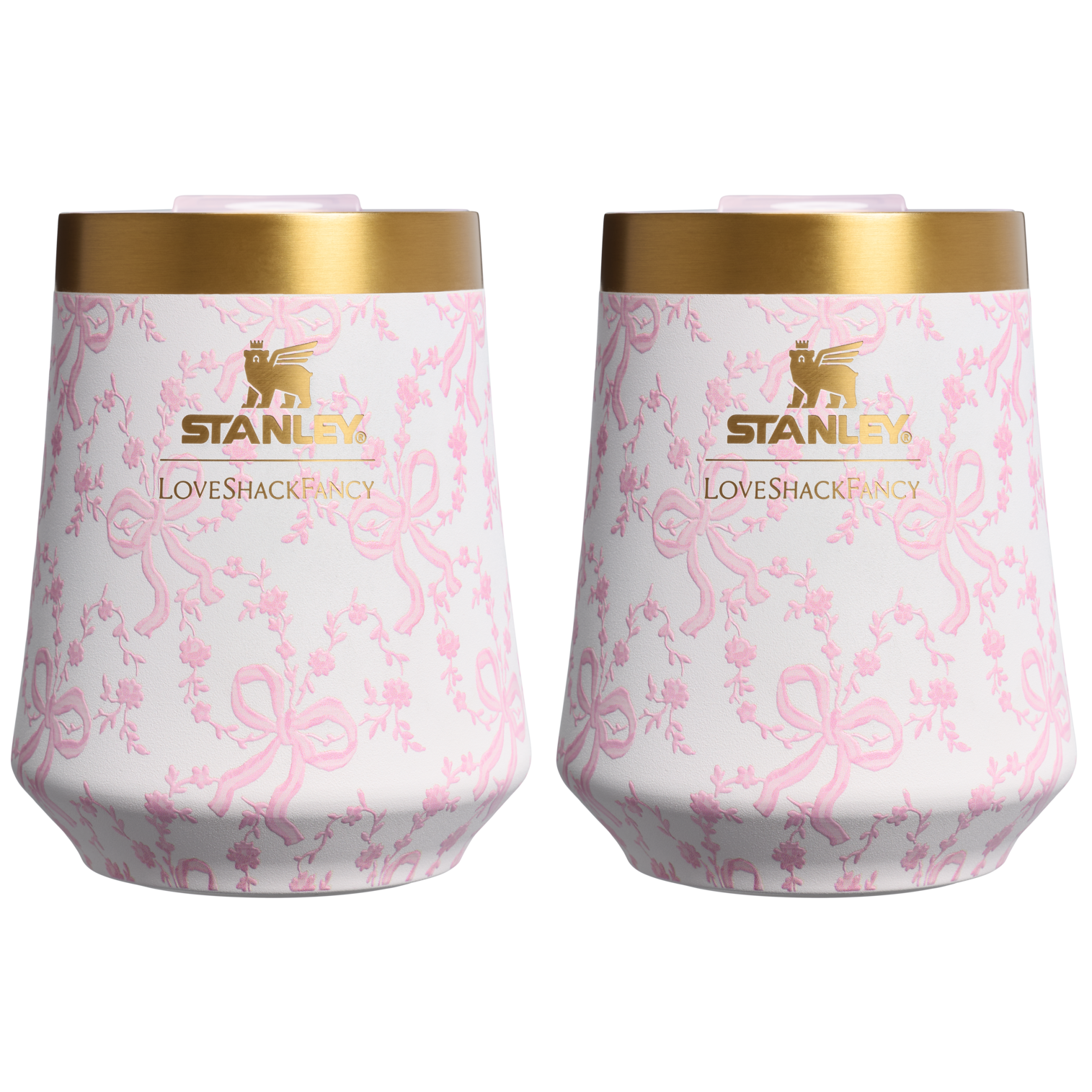 LoveShackFancy Holiday The Reserve Wine Tumbler Set| 11 OZ (2-pack)