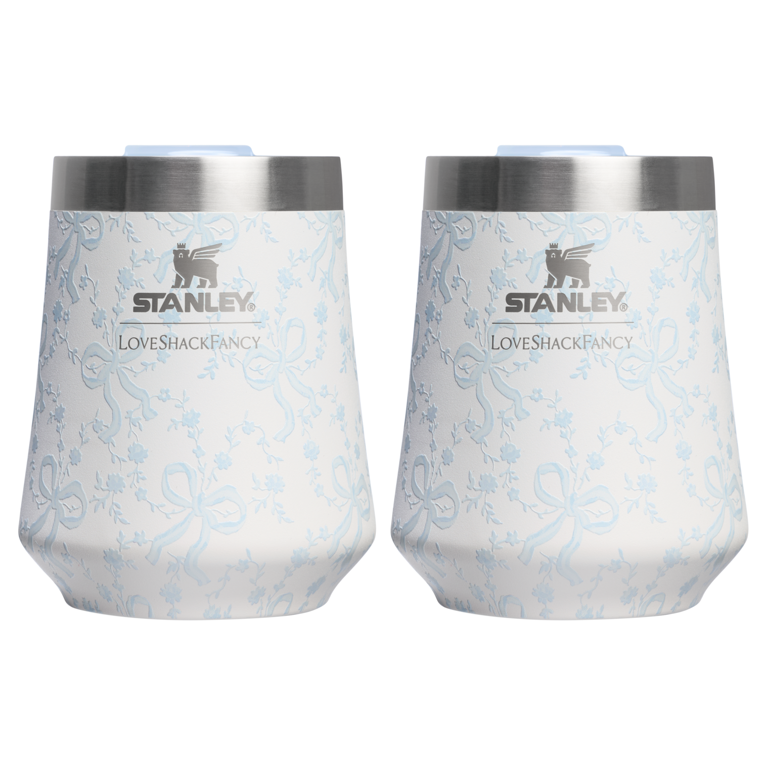 LoveShackFancy Holiday The Reserve Wine Tumbler Set| 11 OZ (2-pack)