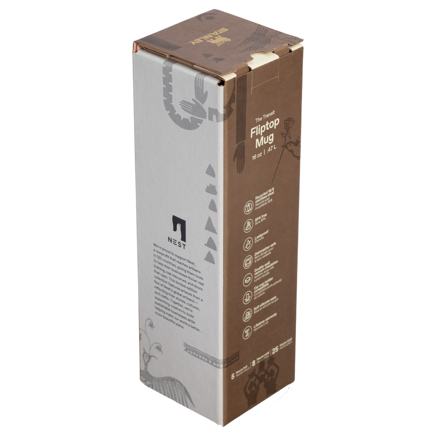 The Nest AeroLight™ Transit Flip Top Mug| 16 OZ
