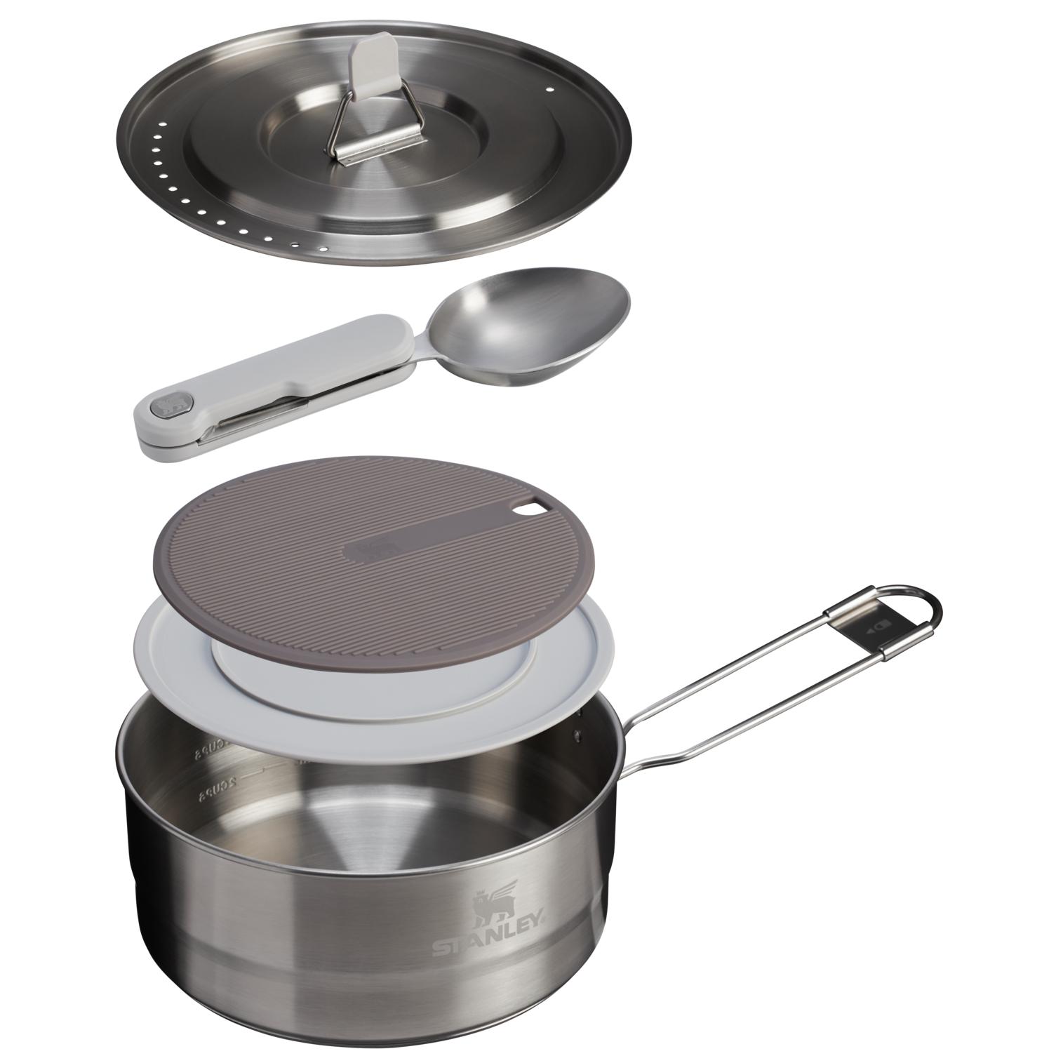 The Wildfare Pro Saucepan Cookset 5-piece set| 2 QT