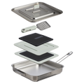 The Wildfare Pro Square Pan Cookset 5-piece set| 2 QT