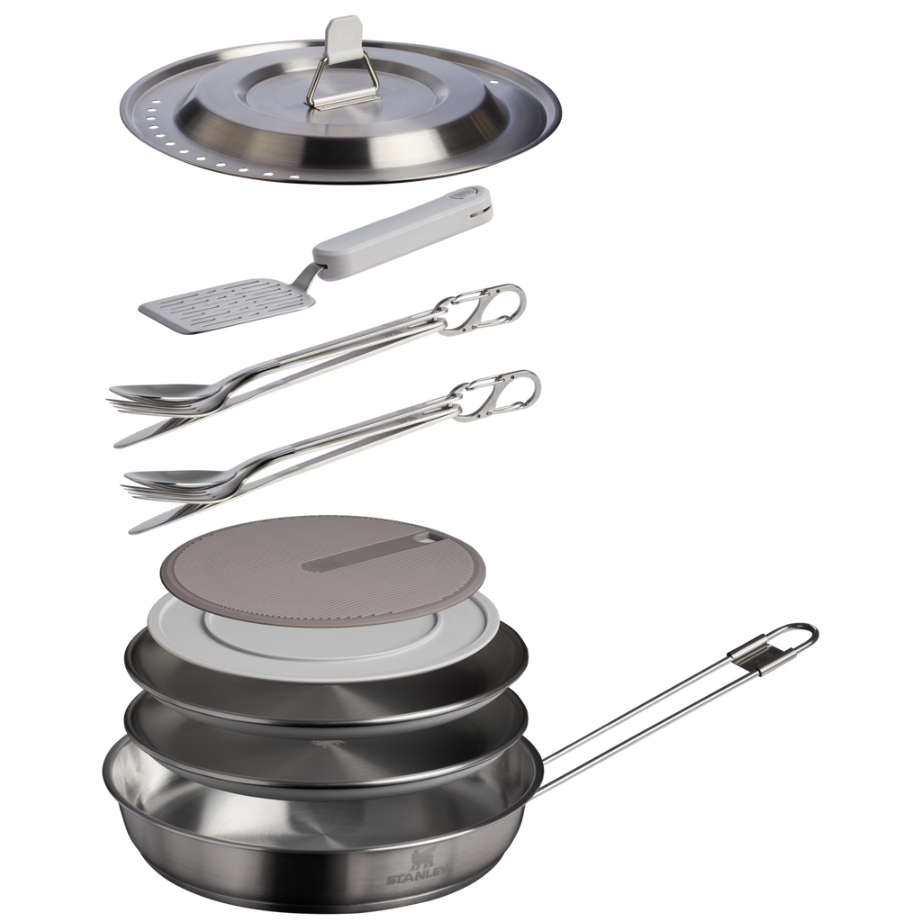 The Wildfare Pro Fry Pan Cookset 15-piece set| 1.1 QT