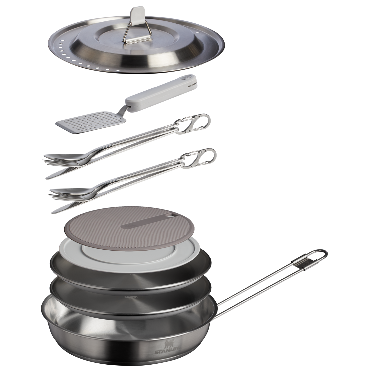 The Wildfare Pro Fry Pan Cookset 15-piece set| 1.1 QT