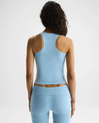 Seamless Racer Tank - Breeze Blue