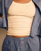 Cotton Boxer Shorts - Blue