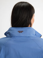 Contrast Binding Track Jacket - Blossom Blue