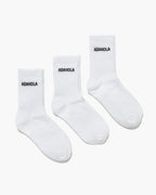 3 Pack Socks - White