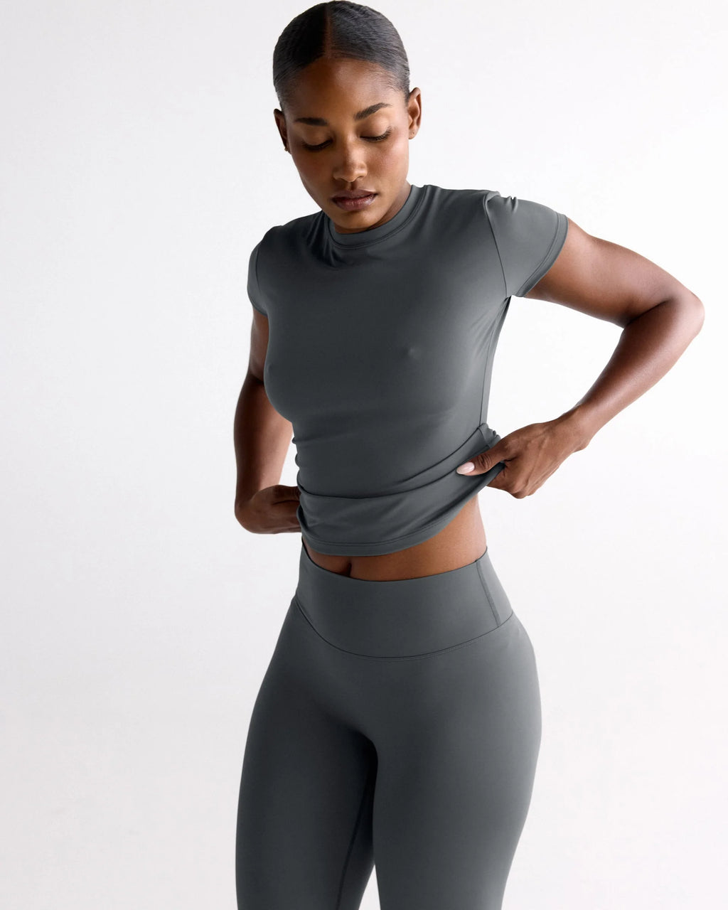 Ultimate Short Sleeve Top - Graphite Grey