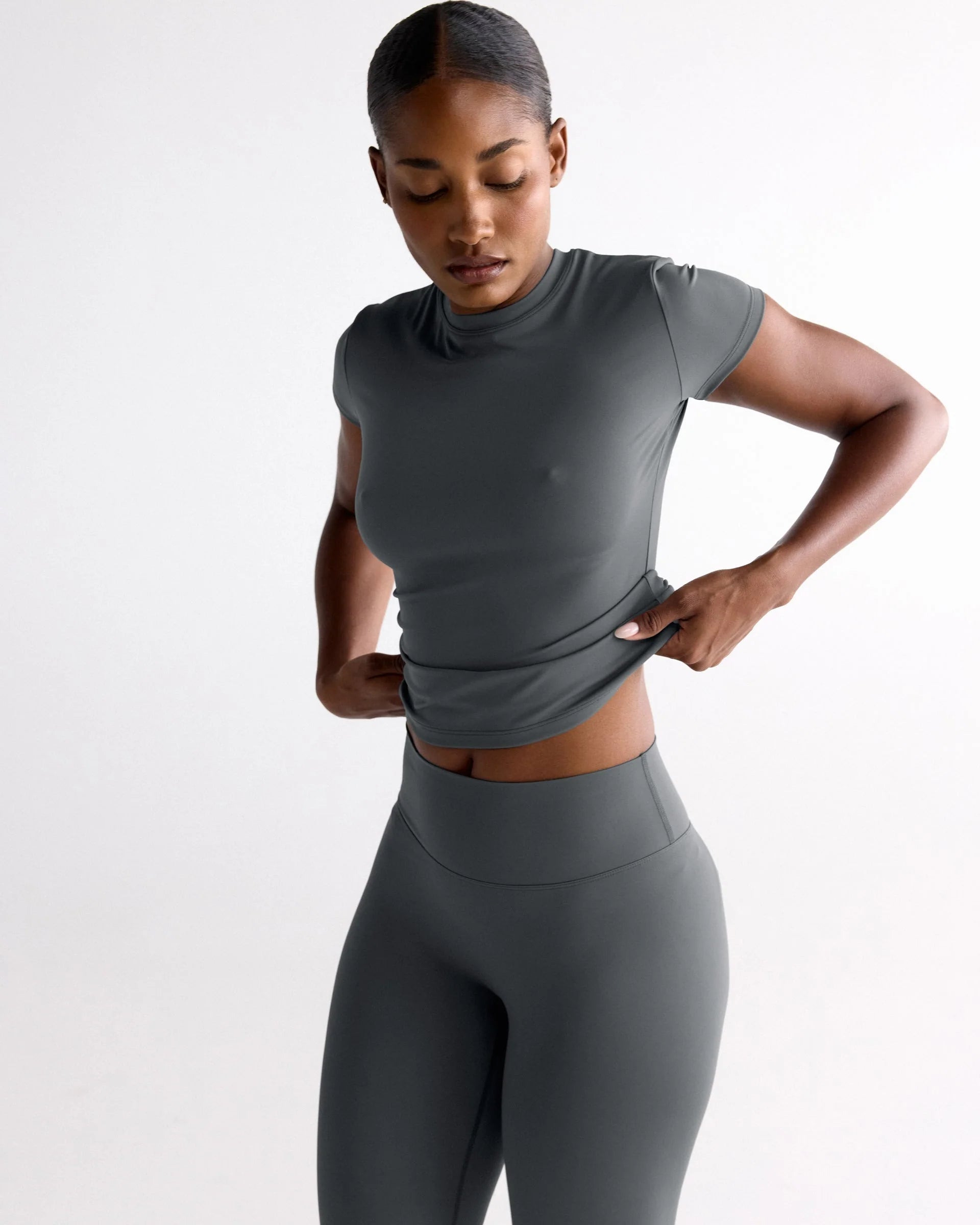 Ultimate Short Sleeve Top - Graphite Grey