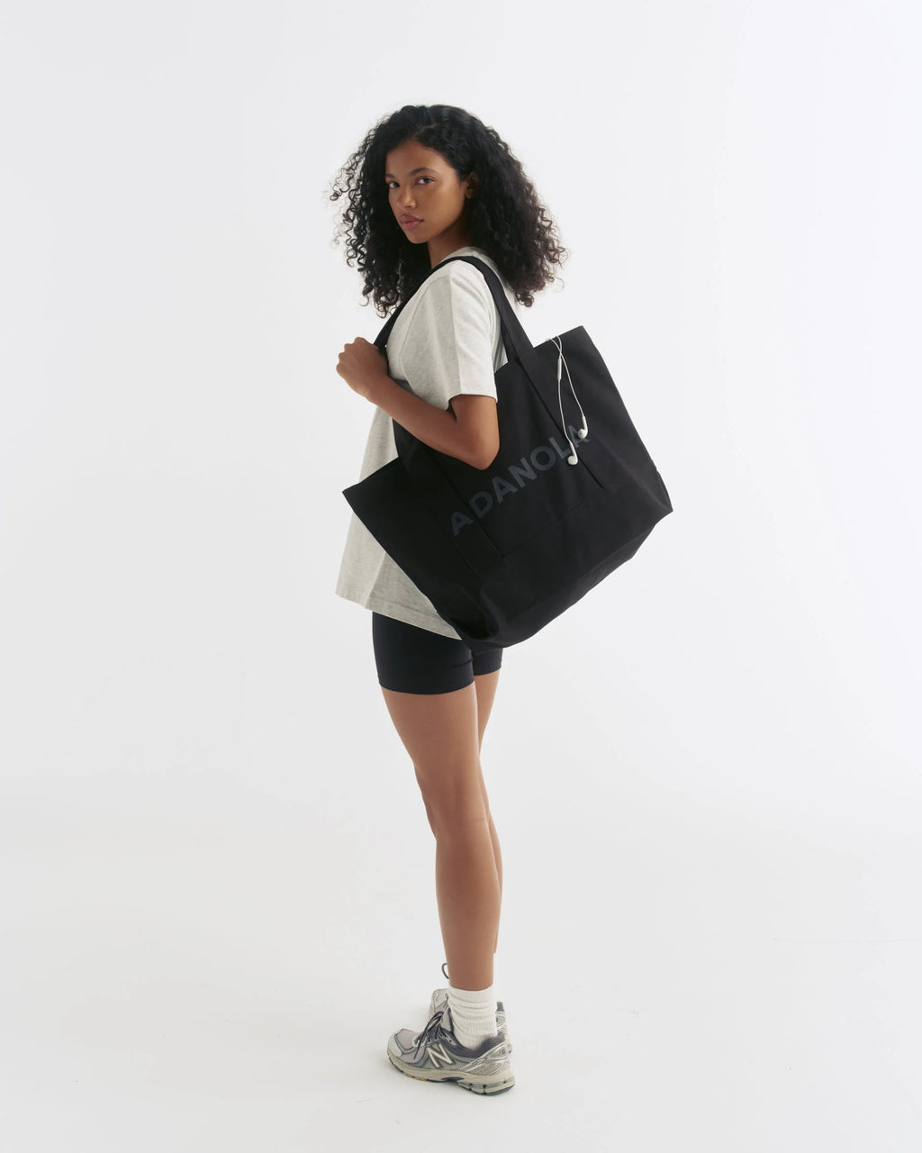 Adanola Branded Tote Bag - Black