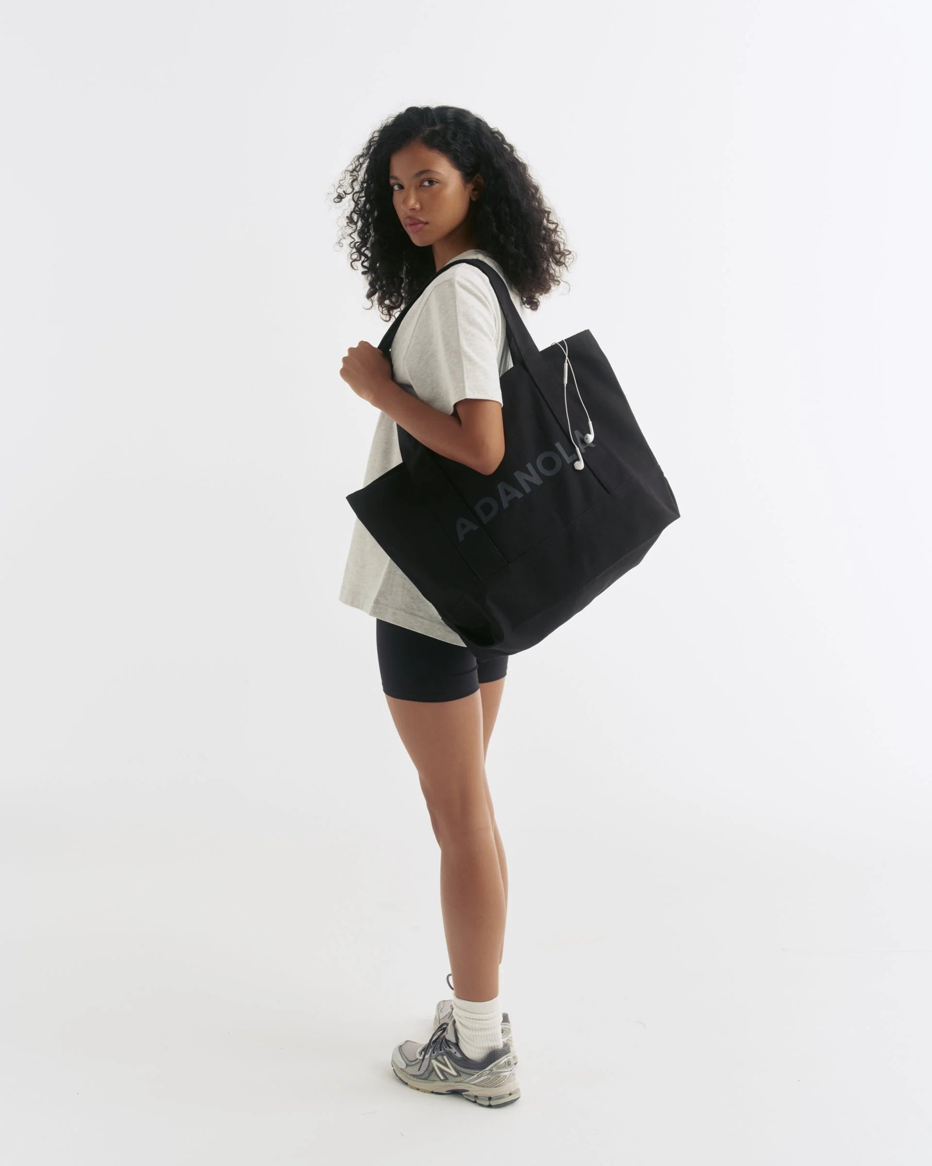 Adanola Branded Tote Bag - Black