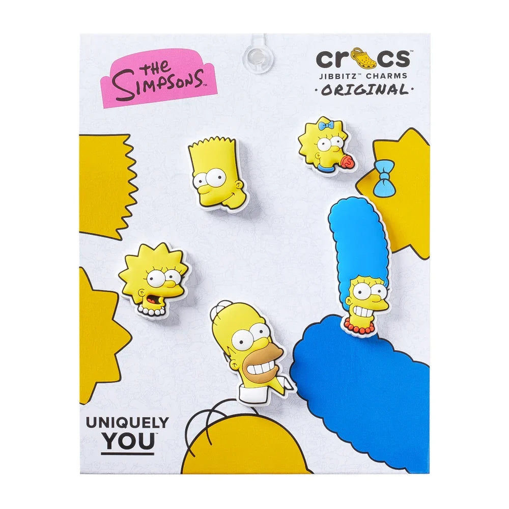 The Simpsons 5 Pack Shoe Charms product image
