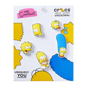 The Simpsons 5 Pack Shoe Charms product image