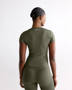 Ultimate Short Sleeve Top - Olive Green