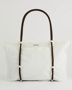 Large Rope Ripstop Bag - Marshmallow White/Coffee Bean