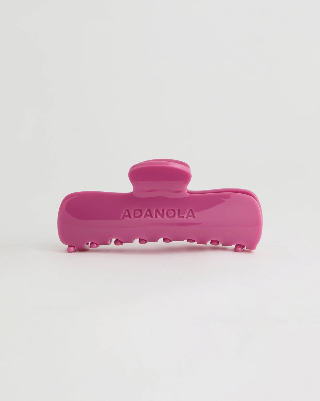 2 Pack Hair Clips - Deep Pink/Dusty Brown