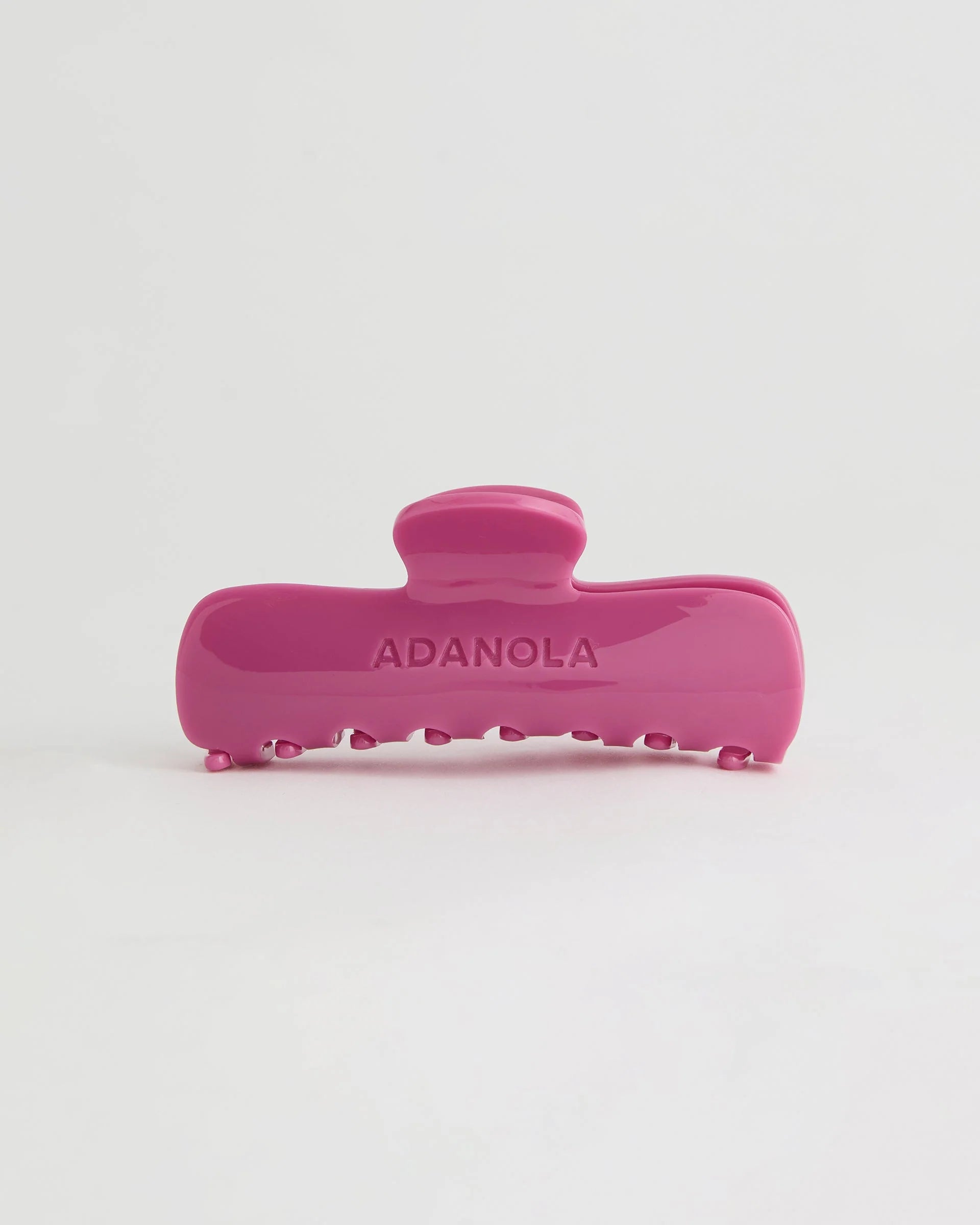 2 Pack Hair Clips - Deep Pink/Dusty Brown