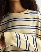Stripe Long Sleeve T-shirt - Buttercream