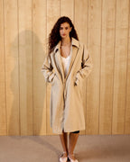 Technical Trench Coat - Beige