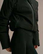 Hooded Waterproof Coat - Black