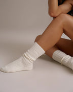 Knitted Socks - Marshmallow White
