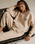 Signature Oversized Sweatshirt - Almond