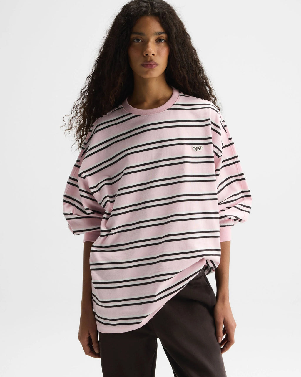 Stripe Long Sleeve T-shirt - Cloud Pink