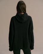 Balaclava Knit Hoodie - Black
