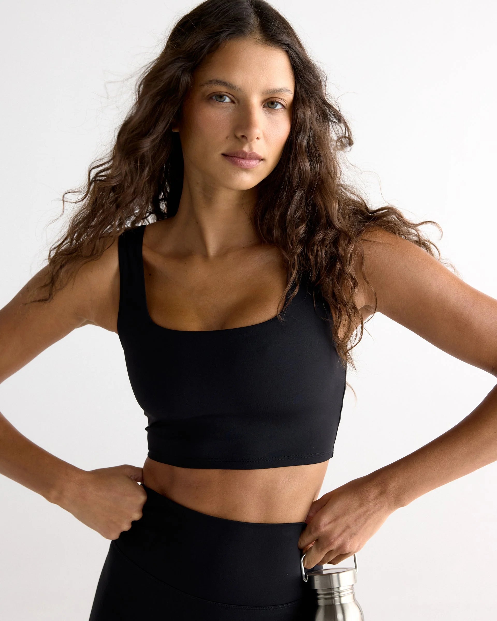 Ultimate Square Neck Bra - Black